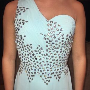 Light blue prom/pageant dress! Never been worn!